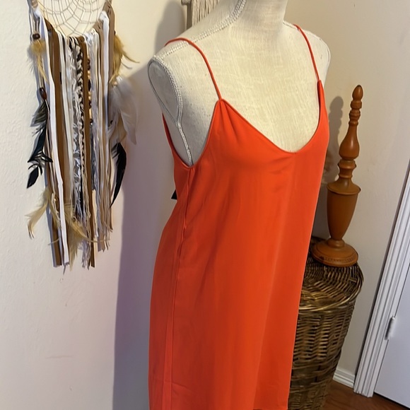 NWT - Coral Spaghetti Strap Mini Dress by Blaque Label/ Size Small - Picture 4 of 11